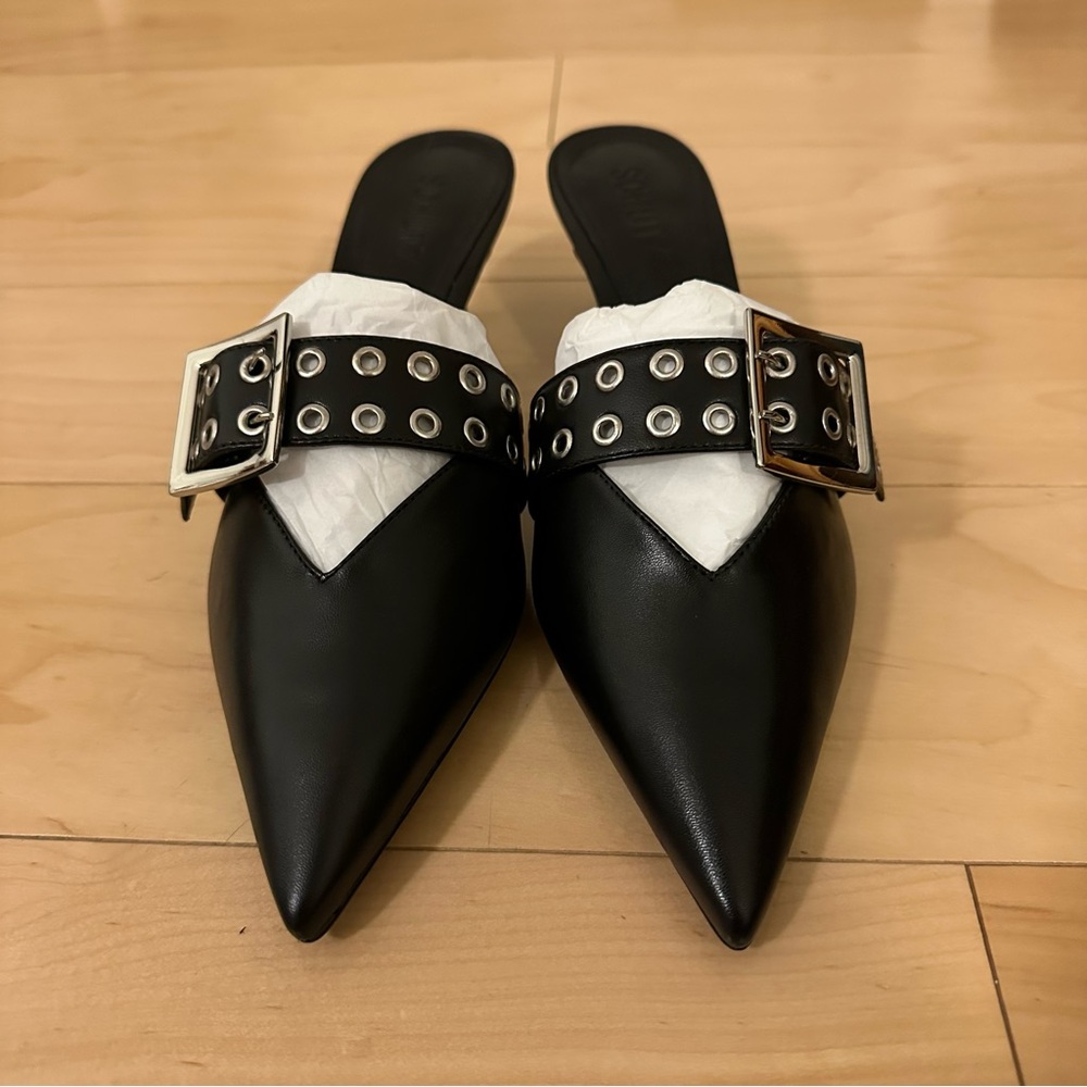 NWT Schutz x Anthropologie Buckle Pumps